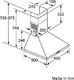 Okap Bosch Bosch DWP66BC50 series - 2, extractor hood (stainless steel) 4