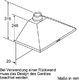 Okap Bosch Bosch DWP66BC50 series - 2, extractor hood (stainless steel) 6