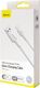 Kabel USB Baseus USB-A - USB-C 1 m Szary (BSU1704WHT) 5