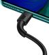 Kabel USB Baseus Wtyczka prosta USB-A - 1 m Szary (BSU1703BLK) 3