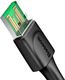Kabel USB Baseus Wtyczka prosta USB-A - 1 m Szary (BSU1703BLK) 4