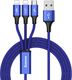 Kabel USB Baseus USB-A - 1.2 m Granatowy (CAMLL-SU13) 1