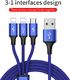 Kabel USB Baseus USB-A - 1.2 m Granatowy (CAMLL-SU13) 2