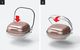 Ringke Etui ochronne Hinge do Samsung Galaxy Buds Live Clear przezroczyste 4