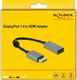 Adapter AV Delock DisplayPort - HDMI szary (66436) 2