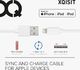 Kabel USB Xqisit USB-A - Lightning 1.8 m Biały 1