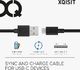 Kabel USB Xqisit USB-A - USB-C 3 m Czarny (112294) 1