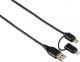 Kabel USB Hama 2W1 MICRO USB B / LIGHTNING 1,2M (000545660000) 1