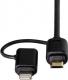 Kabel USB Hama 2W1 MICRO USB B / LIGHTNING 1,2M (000545660000) 3