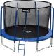 Trampolina ogrodowa Jumpi ogrodowa Maxy Comfort z siatką wewnętrzną 10 FT 312 cm niebieska 1