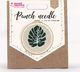 Graine Creative Zestaw Punch Needle Liść Monstery D:20cm 1