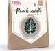 Graine Creative Zestaw Punch Needle Liść Monstery D:20cm 2