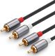 Kabel Ugreen RCA (Cinch) x2 - RCA (Cinch) x2 5m szary (UGR457BLK) 7