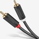 Kabel Ugreen RCA (Cinch) x2 - RCA (Cinch) x2 2m szary (10518) 16
