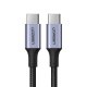 Kabel USB Ugreen USB-C - USB-C 2 m Szary (56613) 1