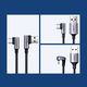 Kabel USB Ugreen USB-A - USB-C 1 m Szary (76210) 6