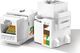 Ugreen Ugreen Gniazdo Samozaciskowe Keystone Ethernet Cat 5E 8P8C Rj45 100 Mbps 568A/b Biały (80176 Nw142) 1