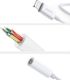Adapter USB Ugreen Ugreen Mfi Adapter Przejściówka Ze Złącza Lightning Na Gniazdo Słuchawkowe 3,5 Mm Mini Jack Biały (Us212 30759) 13
