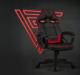 Fotel SENSE7 Knight czarno-czerwony 5