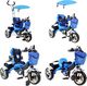 Super Toys Rowerek Trójkołowy DE Luxe Pomp Koła/01 29