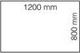 Biurko ECOabc Modulus Czarne 120 cm x 80 cm 2