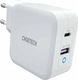 Ładowarka Choetech PD8002 1x USB-A 1x USB-C 3 A (PD8002 WHITE) 1