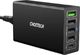 Ładowarka Choetech Q3-4U2Q 4x USB-A 1x USB-C 3 A (Q3-4U2Q BLACK) 1