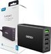 Ładowarka Choetech Q3-4U2Q 4x USB-A 1x USB-C 3 A (Q3-4U2Q BLACK) 5