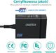 Ładowarka Choetech PD72-1C3U 3x USB-A 1x USB-C 3 A (PD72-1C3U BLACK) 3
