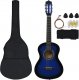 vidaXL 8-cz. zestaw do nauki gry na gitarze klasycznej, 1/2, 34 1