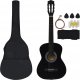 vidaXL 8-cz. zestaw do nauki gry na gitarze klasycznej, 3/4 (36) 1