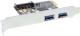 Kontroler InLine PCIe 2.0 x1 - 2x USB 3.0 (76666L) 2