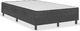 vidaXL Łóżko z materacem sprężynowym, ciemnoszare, tkanina, 120x200 cm 2