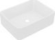 Umywalka vidaXL Umywalka ceramiczna matowa biel 41x30x12cm 2