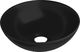 Umywalka vidaXL Umywalka łazienkowa ceramiczna matowa czerń okrągła 2