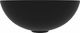Umywalka vidaXL Umywalka łazienkowa ceramiczna matowa czerń okrągła 3