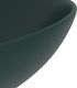 Umywalka vidaXL Umywalka łazienkowa, ceramiczna, ciemnozielona, okrągła 5