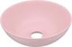 Umywalka vidaXL Umywalka łazienkowa, ceramiczna, matowy róż, okrągła 2