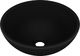 Umywalka vidaXL Umywalka łazienkowa okrągła matowa czerń 32.5x14cm 2