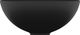 Umywalka vidaXL Umywalka łazienkowa okrągła matowa czerń 32.5x14cm 4