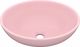 Umywalka vidaXL Umywalka ceramiczna owalna matowy róż 40x33cm 2