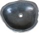 Umywalka vidaXL Umywalka z kamienia rzecznego, owalna, 30-37 cm 3