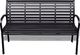 Elior Ławka ogrodowa Dess - czarna 5