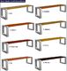 Elior Ławka miejska Norin 3X Silver 150cm - 8 kolorów Tik 3