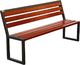 Elior Ławka parkowa Gloria 180 cm - 84 kolory Palisander 1