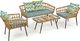 Elior Rattanowa sofa ogrodowa Selena 3X-wielobarwna 1