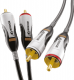 Kabel Bridge Connect RCA (Cinch) x2 - RCA (Cinch) x2 10m czarny (BIA4010) 1