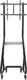 Neomounts Stojak podłogowy NS-M3600BLACK 37'' - 80'' 1