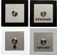 MT3CH Przycisk dzwonka do drzwi/domofonu INOX-stal LED 9/12/24/230V biał 2