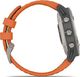 Zegarek sportowy Garmin Fenix 6 Sapphire Pomarańczowy  (010-02158-14) 3